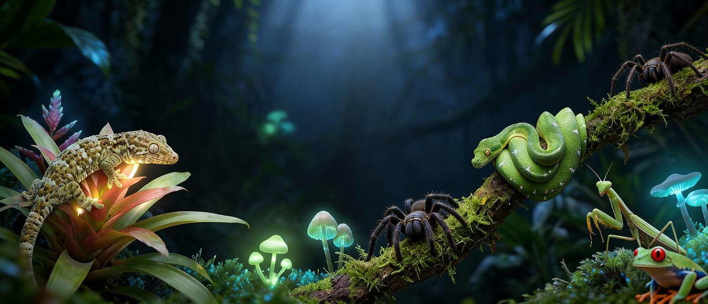 Terrarystyczna giełda - tło