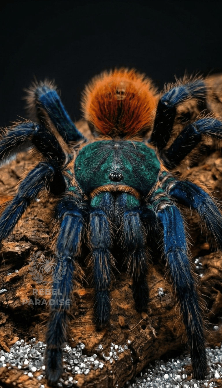 Chromatopelma cyaneopubescens - Ptasznik Chromatopelma cyaneopubescens L2 | Terra Market