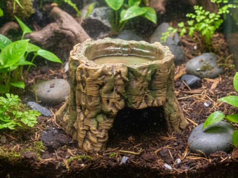 Forest Trunk 2-in-1 - Hideout with Removable Water Bowl on Terra Market